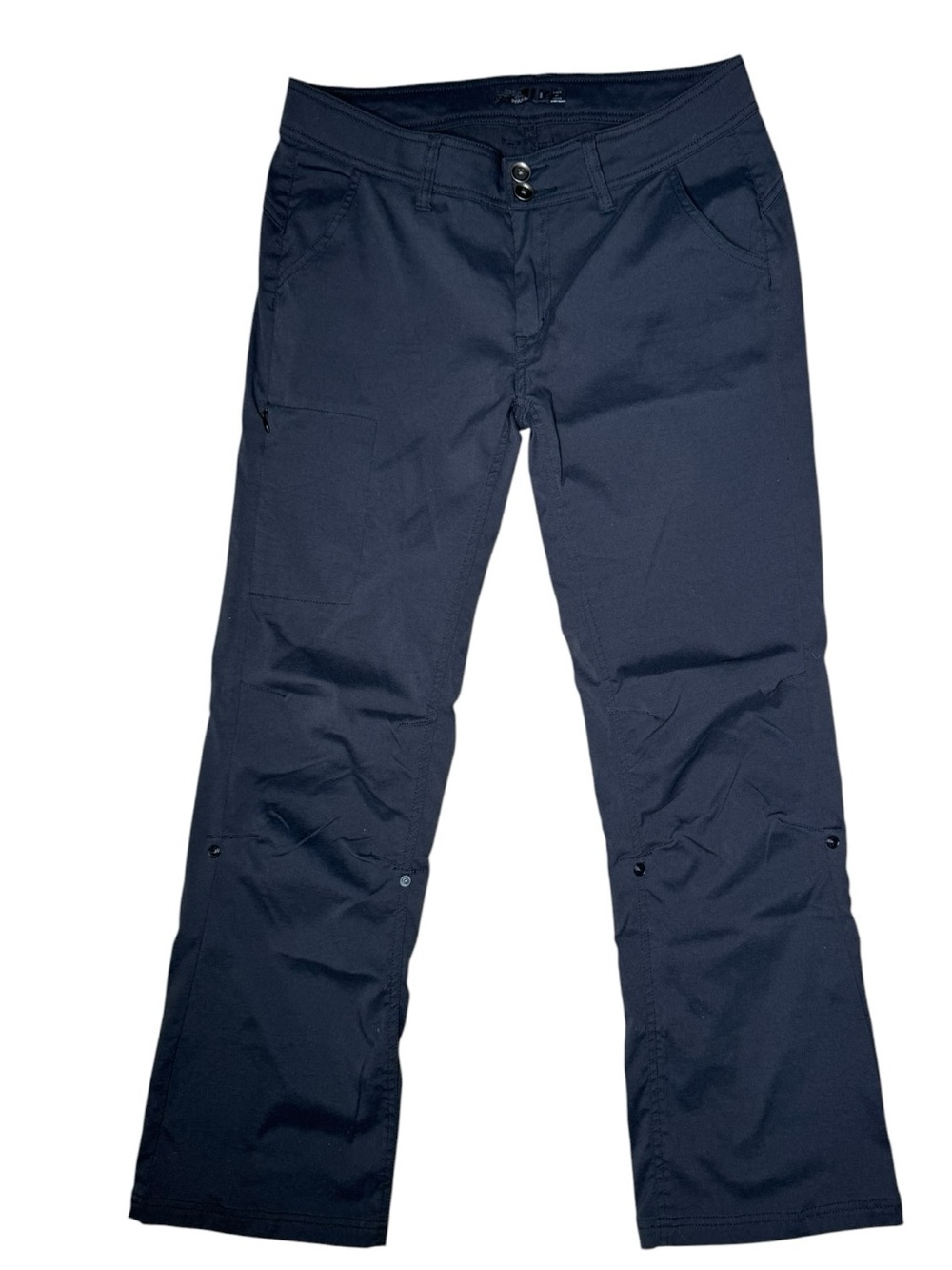 Prana Halle Convertible Hiking Pants 8 Short Inseam Roll-Up Stretch Bootcut